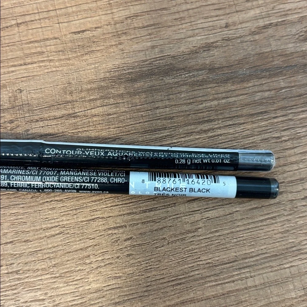 Avon Glimmersticks Eyeliner set of 2 Black